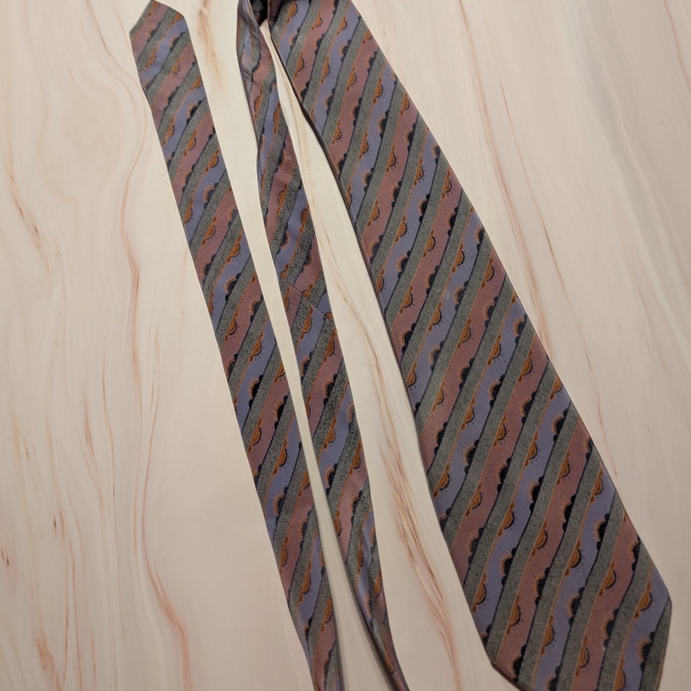 Striped Multicolor‎ Tie - Picture 2 of 8